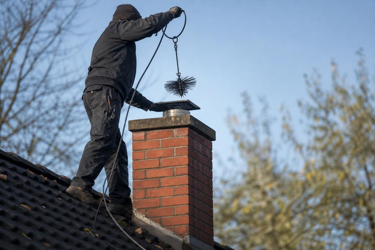 Stock photo: On the roof